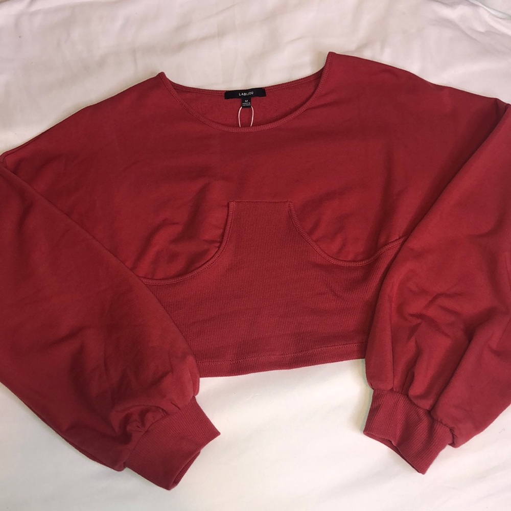 Cute solid long sleeve pullover
